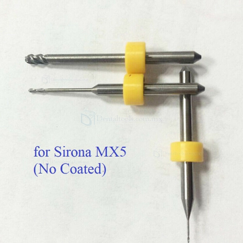 1PCS Fresas dentales Cad Cam Zirconia Fit Sirona MX5 0.5mm/1mm/2.5mm