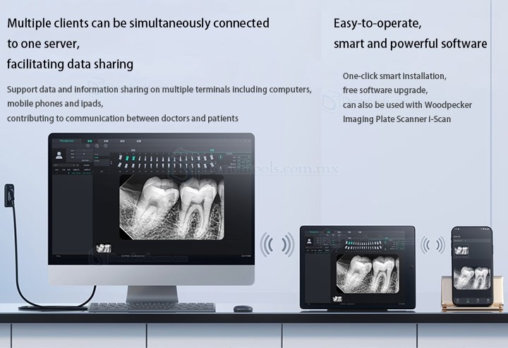 Woodpecker RVG DBA Radiovisiografo RX i-Sensor H1 Sensor Digital de Rayos X Dental