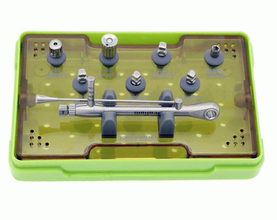 Dentium XIP Conjunto de instrumentos de implante de restauración protésica dental con destornilladores de llave dinamométrica