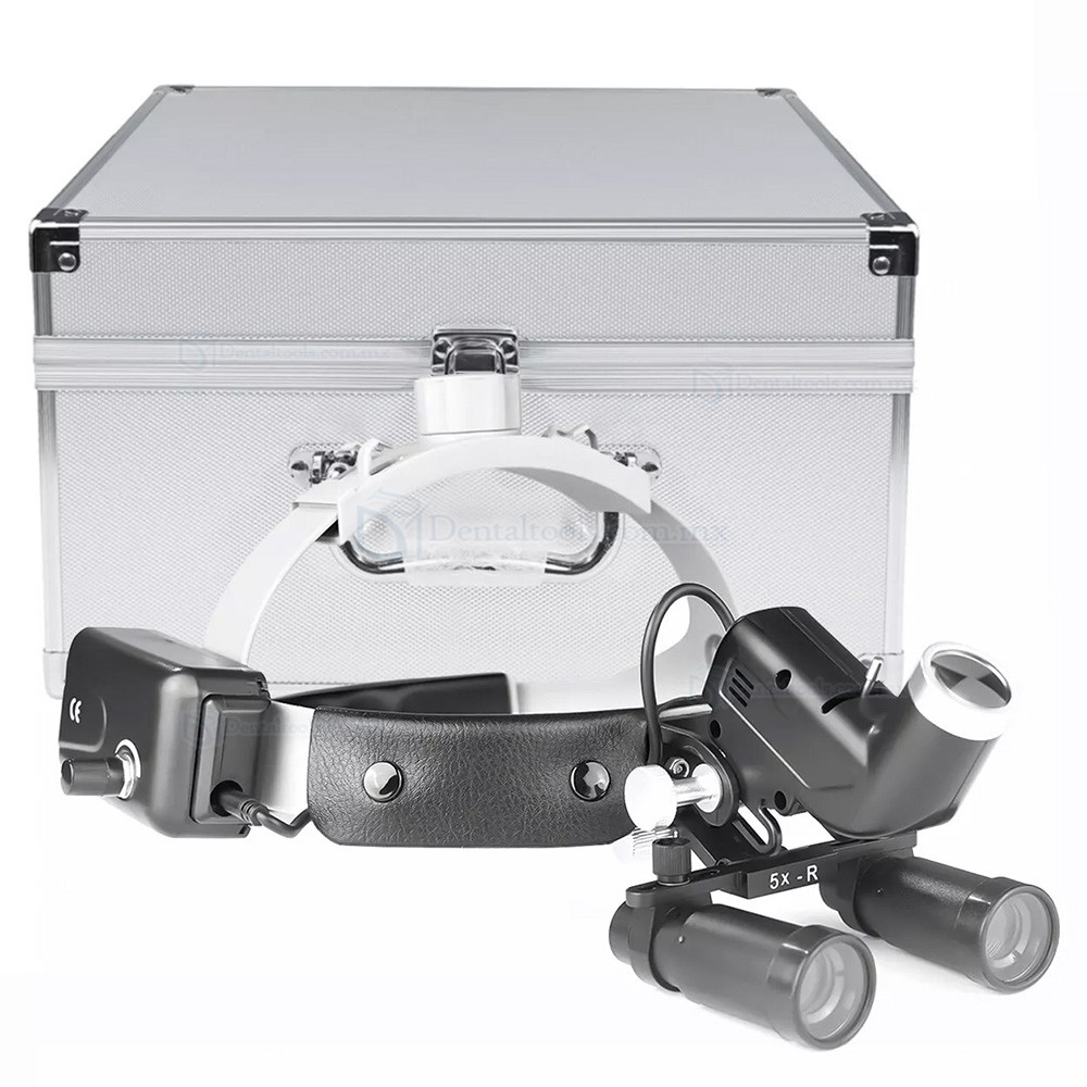 YUYO DY-Kit Lupas binoculares 4X 5X 6X y 8X con l&aacute;mpara frontal LED 5W