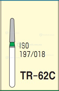 100PCS Diam Diamond Burs 1.6mm FG TR-62C