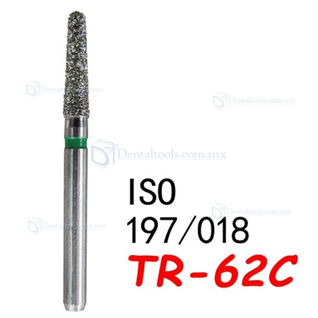 100PCS Diam Diamond Burs 1.6mm FG TR-62C