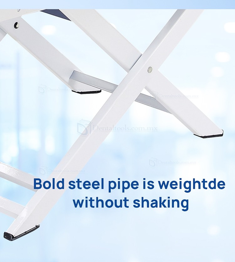 Sill&oacute;n Dental Plegable Port&aacute;til Sill&oacute;n Dental Plegable con Luz LED y Bandeja