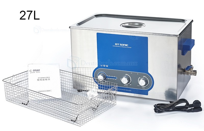 GT SONIC Serie P Limpiador Ultrasónico de 2L a 27L con Potencia Ajustable y Calentamiento GT SONIC Serie P Limpiador Ultrasónico de 2L a 27L con Potencia Ajustable y Calentamiento
