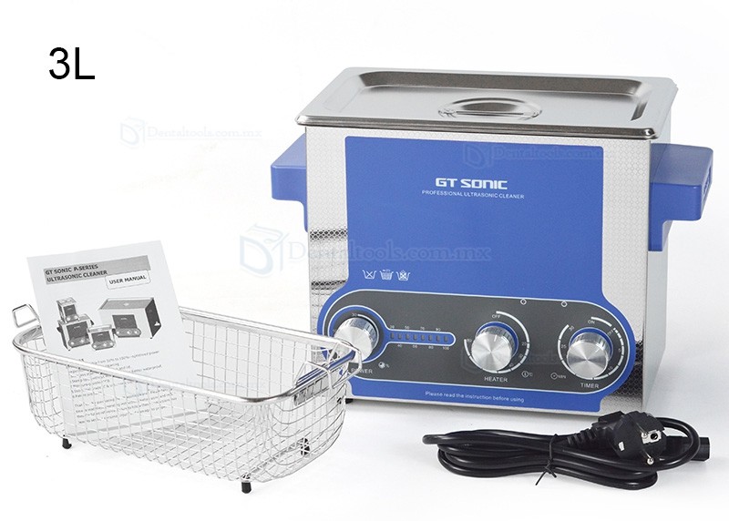 GT SONIC Serie P Limpiador Ultrasónico de 2L a 27L con Potencia Ajustable y Calentamiento GT SONIC Serie P Limpiador Ultrasónico de 2L a 27L con Potencia Ajustable y Calentamiento