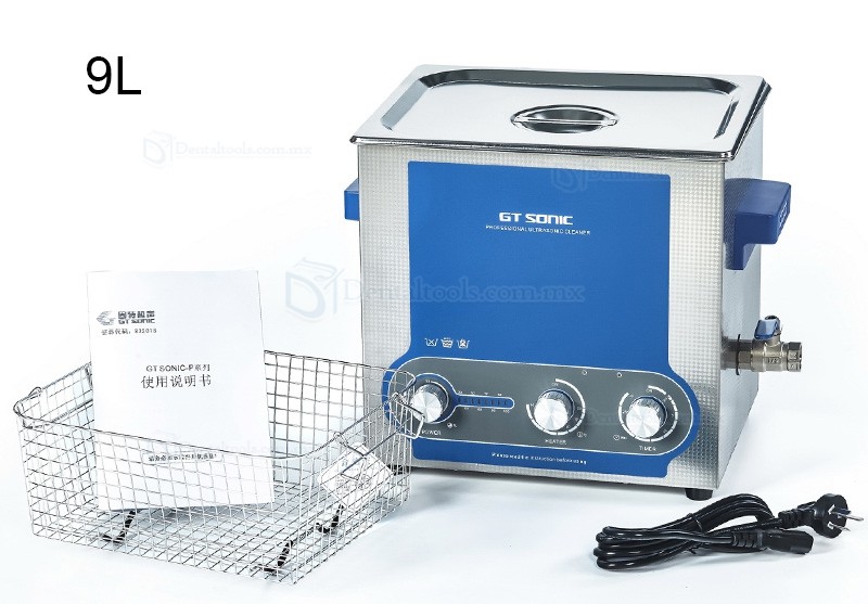 GT SONIC Serie P Limpiador Ultrasónico de 2L a 27L con Potencia Ajustable y Calentamiento GT SONIC Serie P Limpiador Ultrasónico de 2L a 27L con Potencia Ajustable y Calentamiento