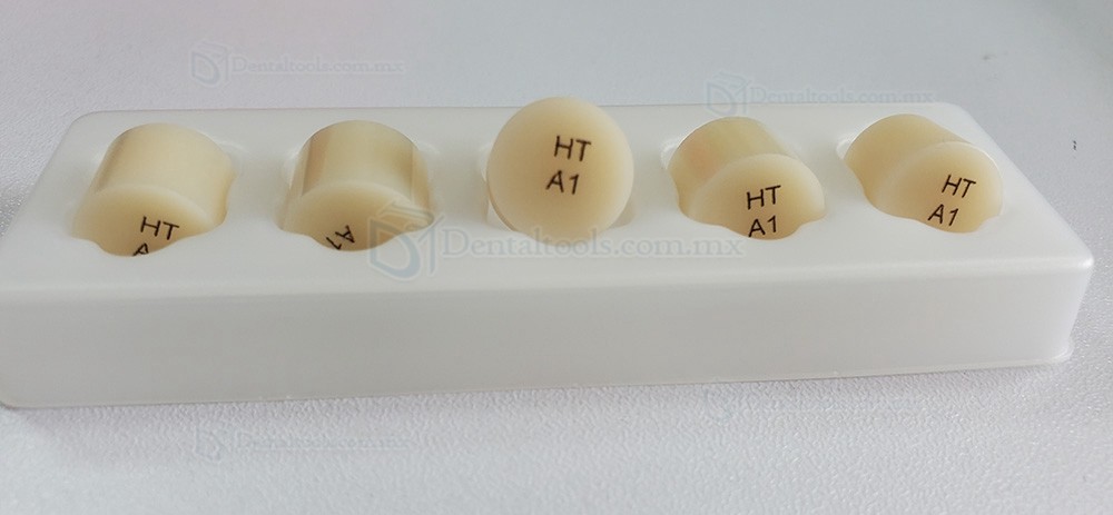 10PCS Bloque de prensa Emax de píldoras de disilicato de litio de vidrio y cerámica para laboratorio dental