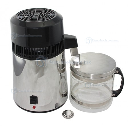 4L Pure Distiller filtro de agua Botella Acero Inoxidable Cuerpo Purificador de cristal