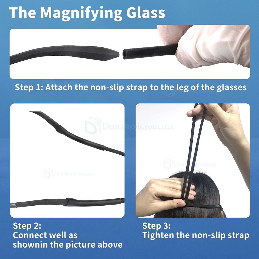 Lupa Quirúrgica Dental Ergonómica Abatible 4.0X/5.0X/6.0X con Distancia 350-450mm Lupa Quirúrgica Dental Ergonómica Abatible 4.0X/5.0X/6.0X con Distancia 350-450mm