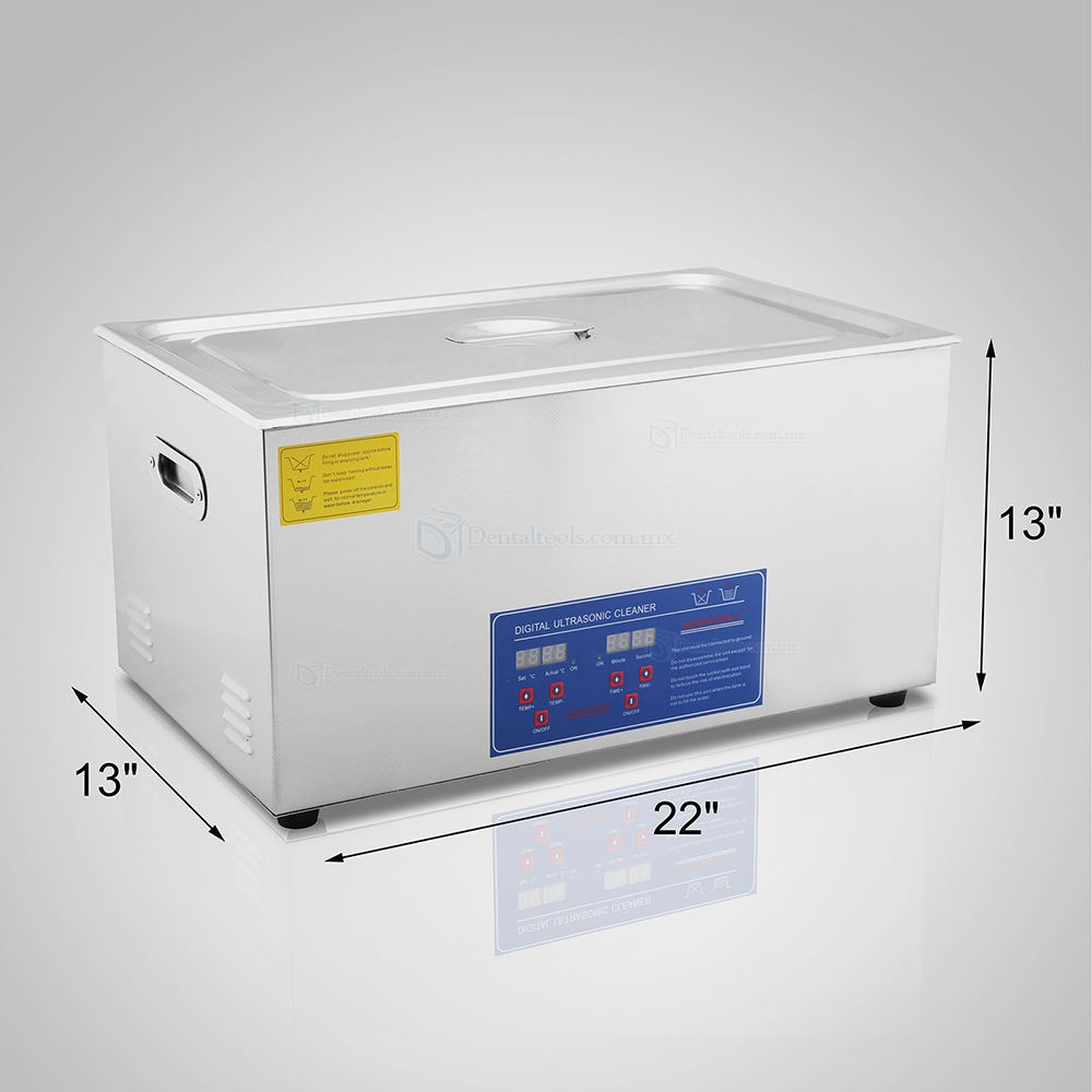 30L Gran Capacidad Máquina Limpiadora Ultrasónica de Acero Inoxidable SUS304 JPS-100A