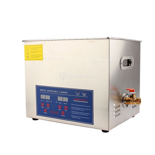 10L Gran CapacidaMáquina Limpiadora Ultrasónica de Acero Inoxidable SUS304 JPS-40A