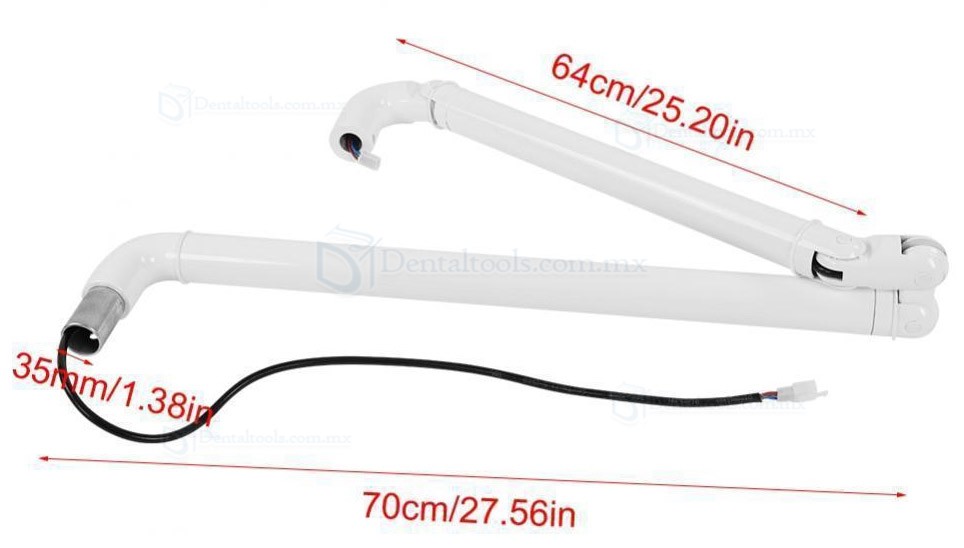 Brazo Articulado para Lámpara LED de Unidad Dental con Junta Tórica Brazo Articulado para Lámpara LED de Unidad Dental con Junta Tórica