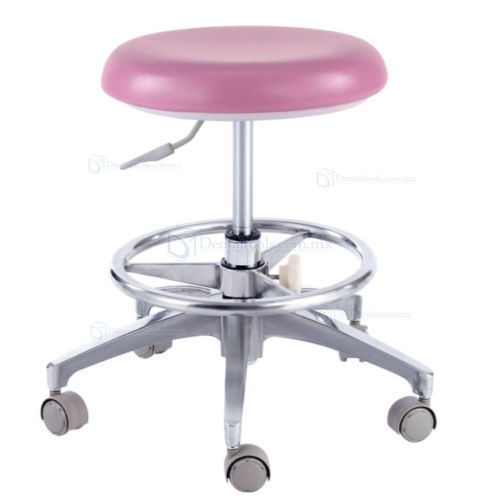 Taburetes dentista de ocio móvil ajustable médico silla taburete PU Cuero QTY-DGC