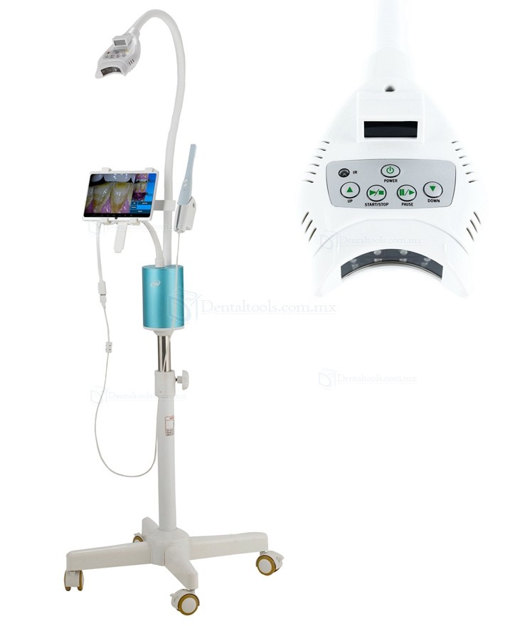 MLG M-66B Lampara Para Blanqueamiento Dental Led con Monitor LCD de 7 Pulgadas