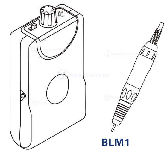 Maisilao® Nuevo Portable Micromotor Dental sin Escobillas M1 25000rpm