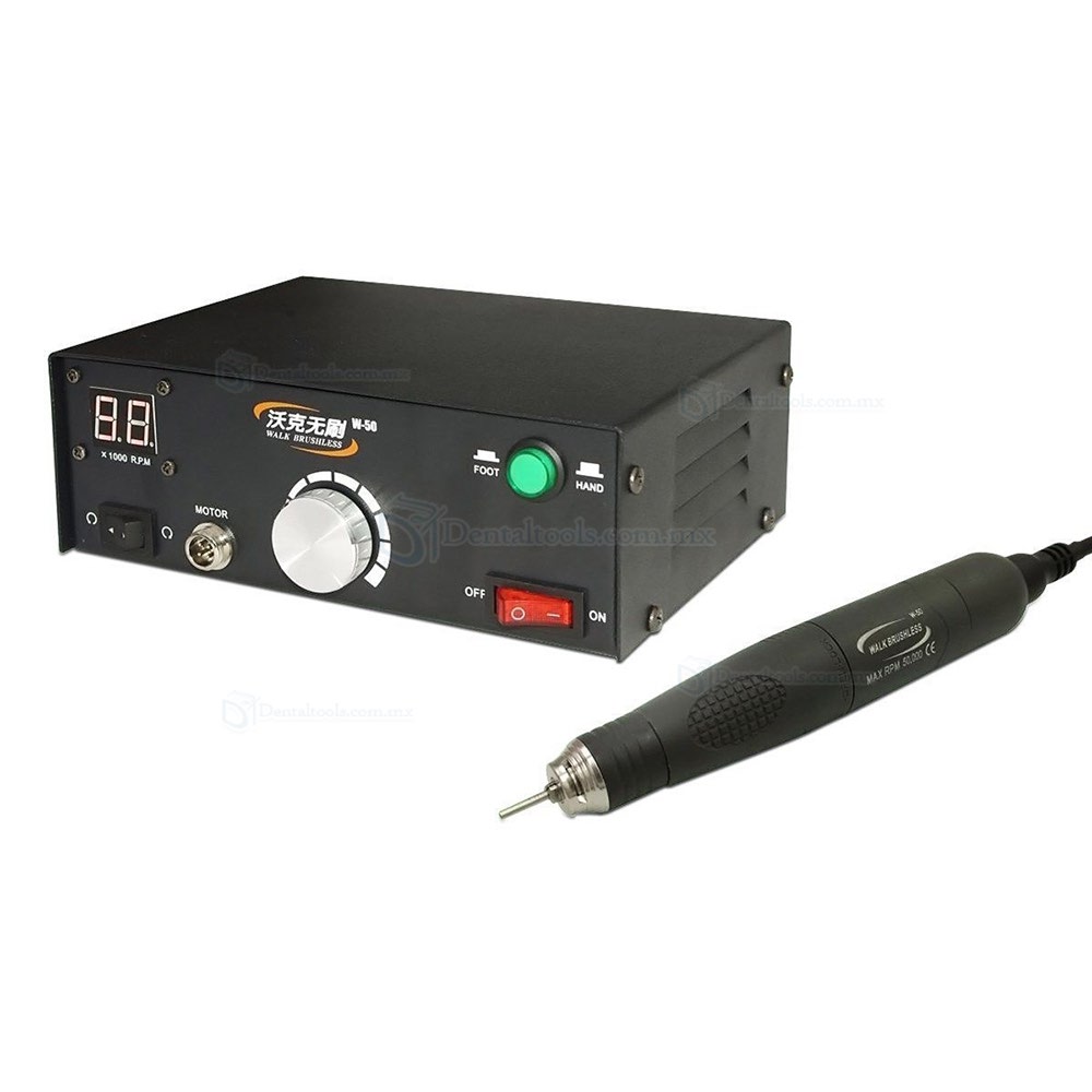 Micro motor sin escobillas Pulido Máquina W-50 + 50K RPM Pieza de Mano