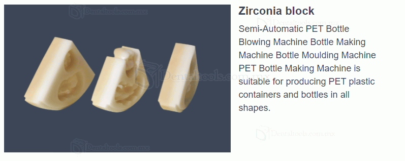 Bloque de zirconia PMMA Fresas de fresado Mololayer HT para Amann Girabbach system D shadpe 1350MPA