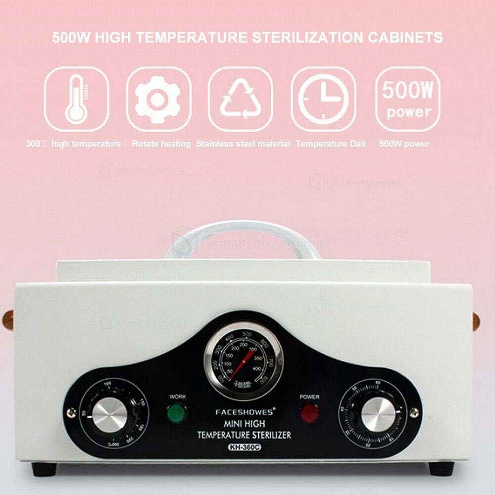 NOVA® FMX-7-5 Esterilizador de Calor Seco Dental Tatuaje Veterinario Médico con Control / Pantalla de Temperatura