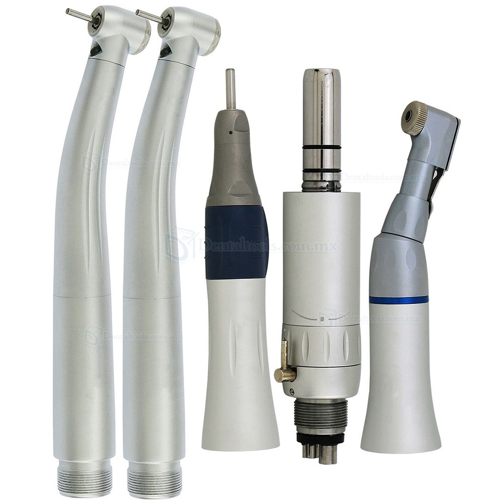 Kit dental con turbina LED de alta y pieza de baja velocidad de 2 o 4 v&iacute;as