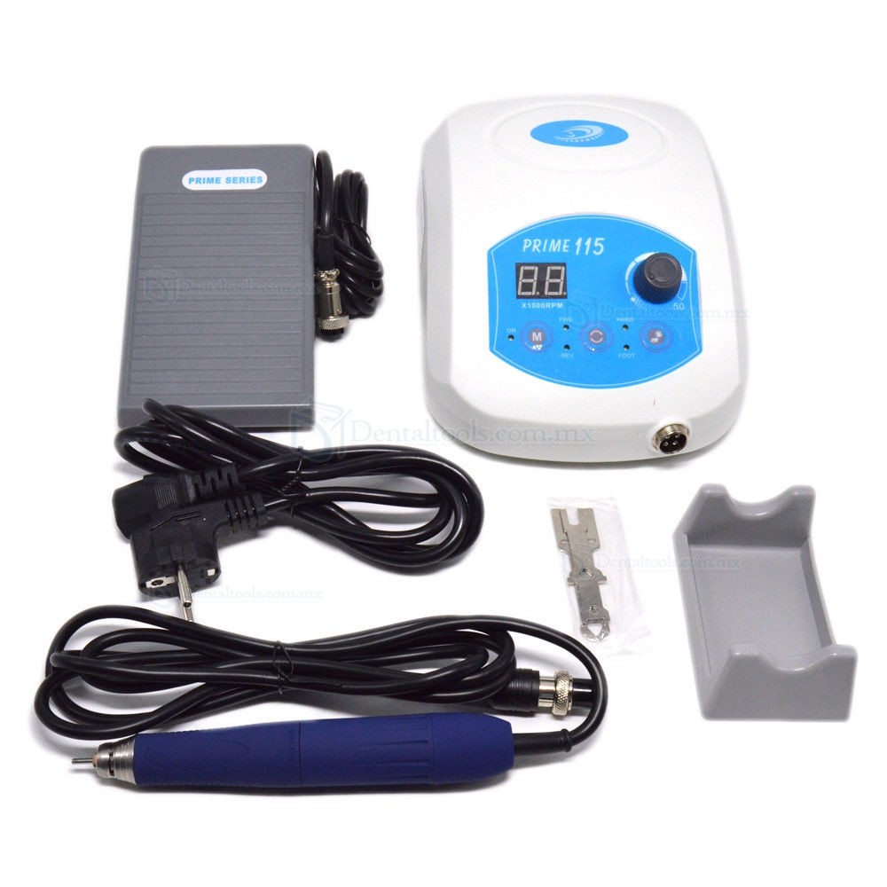 PRIME 115 Micromotor Dental Sin Escobillas para Laboratorio 50,000RPM