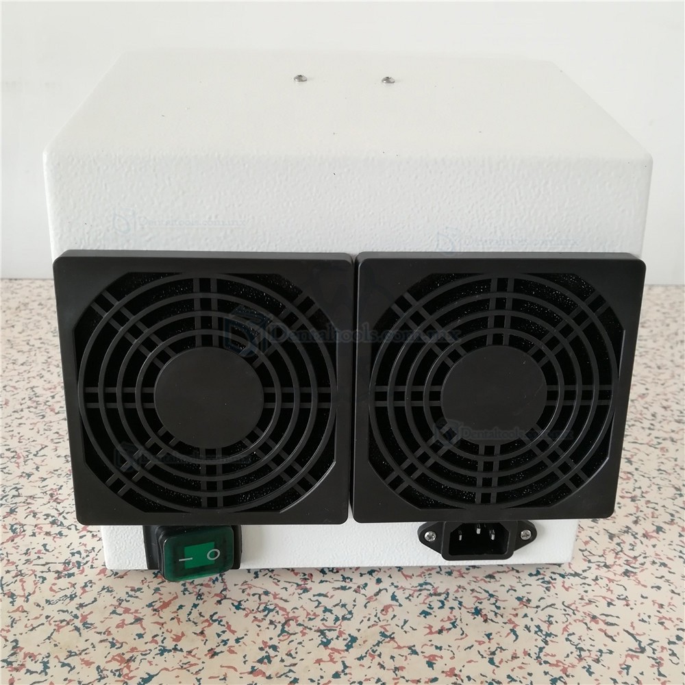 Caja protectora para pulido y arenado dental con recolecci&oacute;n de polvo