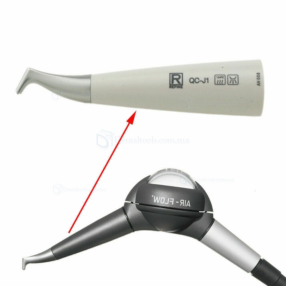 Boquilla profiláctica de aire dental compatible con EMS Handy 2+ pieza de mano pulidora cabezal de 120 °