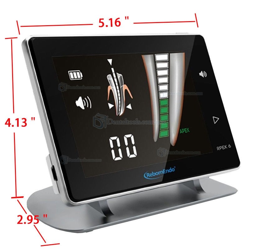 Nuevo 4.5 LCD DentalLocalizadores de apices de endodoncia Apex Localizadores de apices RPEX 6