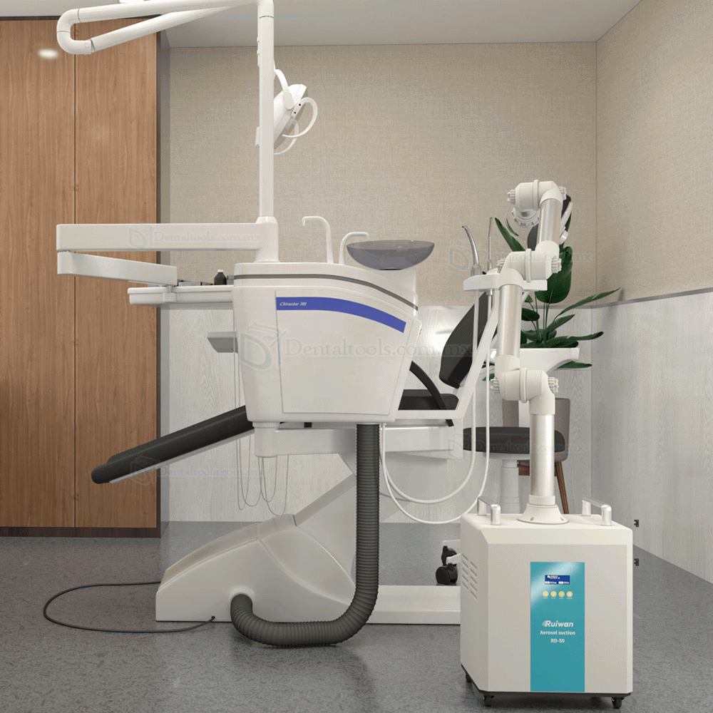 RUIWAN RD50 Unidad de Succión de Aerosol Oral Externo Máquina de Aire de Limpieza de Laboratorio &Clínica Dental