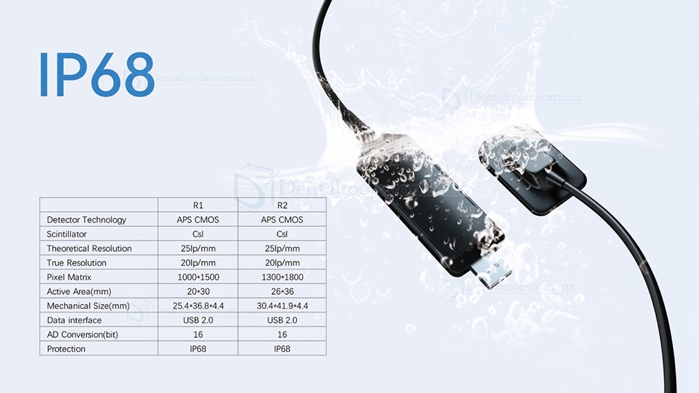 Refine VeRay Máquina de rayos x dental portátil + sensor intraoral RVG