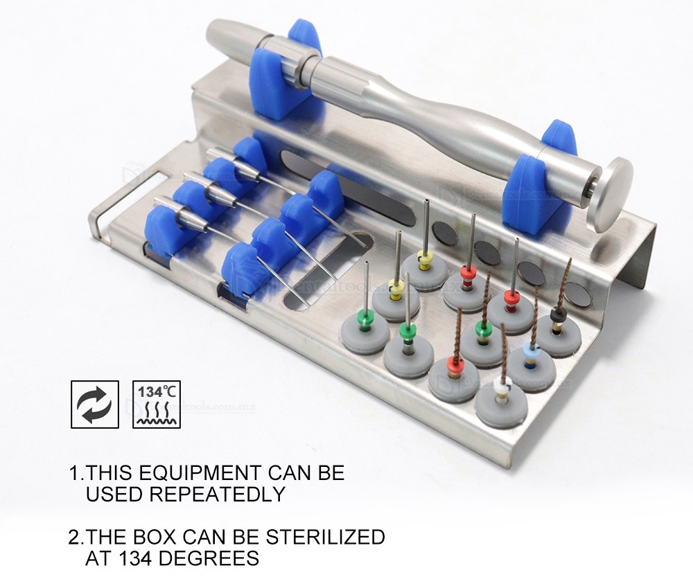 Tosi Kit de sistema de eliminación de archivos de endodoncia Juego de extractores de archivos rotos