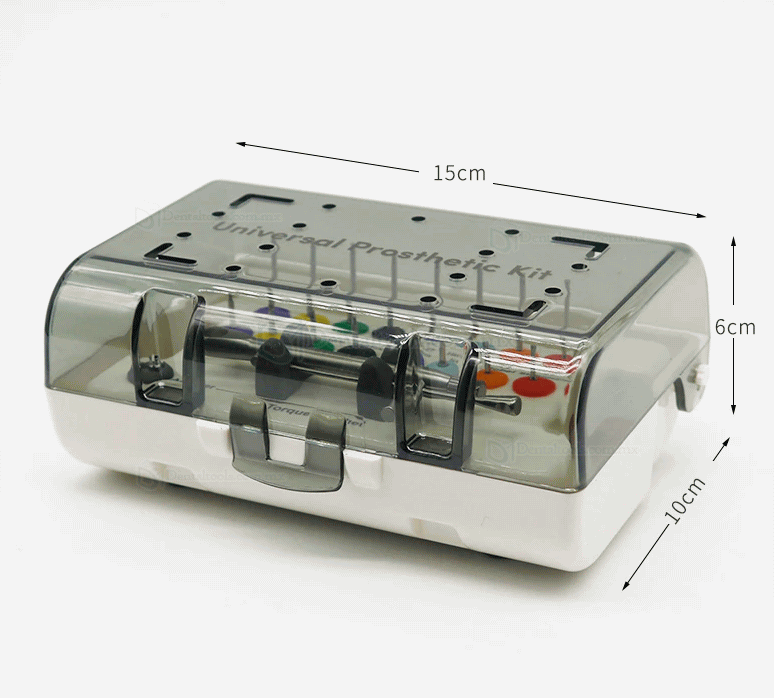 Kit de destornillador de implante dental con llave dinamométrica de reparación y mini destornilladores