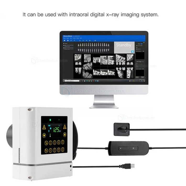 Máquina de rayos X dentales portátil digital de alta frecuencia RAY-200