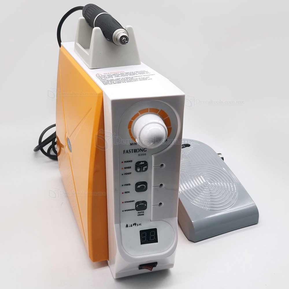 FASTSTRONG S-200 Micromotor Dental Sin Escobillas para Laboratorio 60,000 RPM