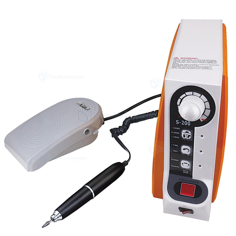 FASTSTRONG S-200 Micromotor Dental Sin Escobillas para Laboratorio 60,000 RPM