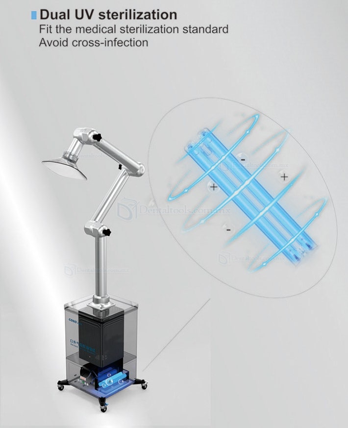Yusendent COXO Unidad de succión de aerosol oral externo dental Evaporador de aerosol adicional Vacío SC-V102