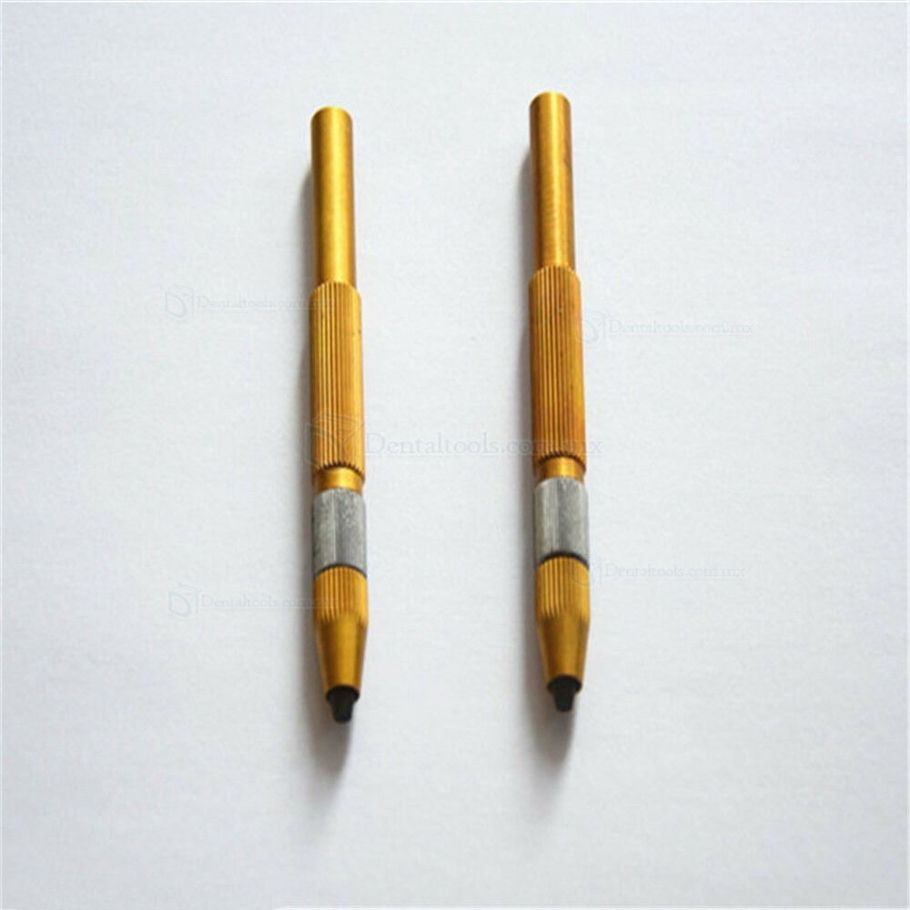 2 Pcs Pluma de chorro de arena para equipo de laboratorio dental Chorro de arena 0,8 mm / 1,2 mm