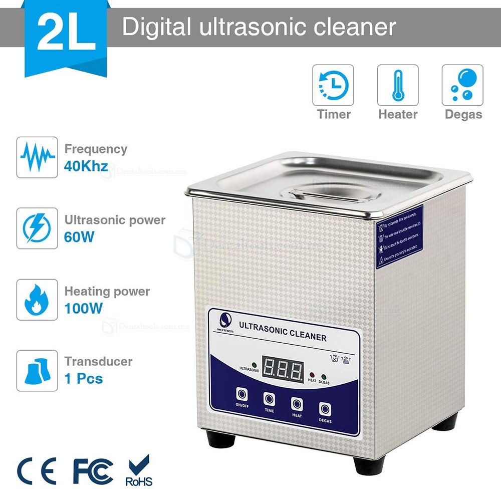 Limpiador por ultrasonidos digital de 2 L
