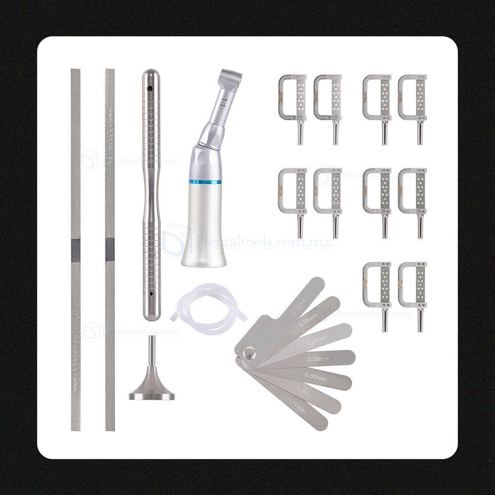 Westcode Sistema IPR con contraángulo 1:1 y tiras para stripping dental Westcode Sistema IPR con contraángulo 1:1 y tiras para stripping dental
