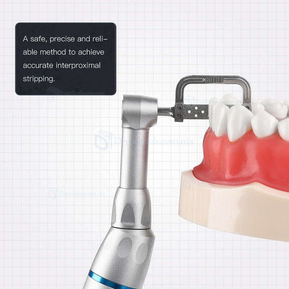 Westcode Sistema IPR con contraángulo 1:1 y tiras para stripping dental Westcode Sistema IPR con contraángulo 1:1 y tiras para stripping dental