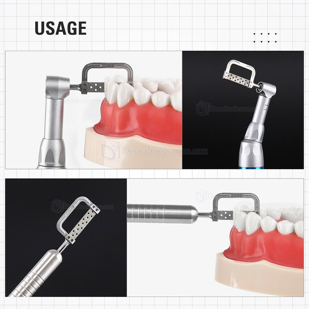 Westcode Sistema IPR con contraángulo 1:1 y tiras para stripping dental Westcode Sistema IPR con contraángulo 1:1 y tiras para stripping dental