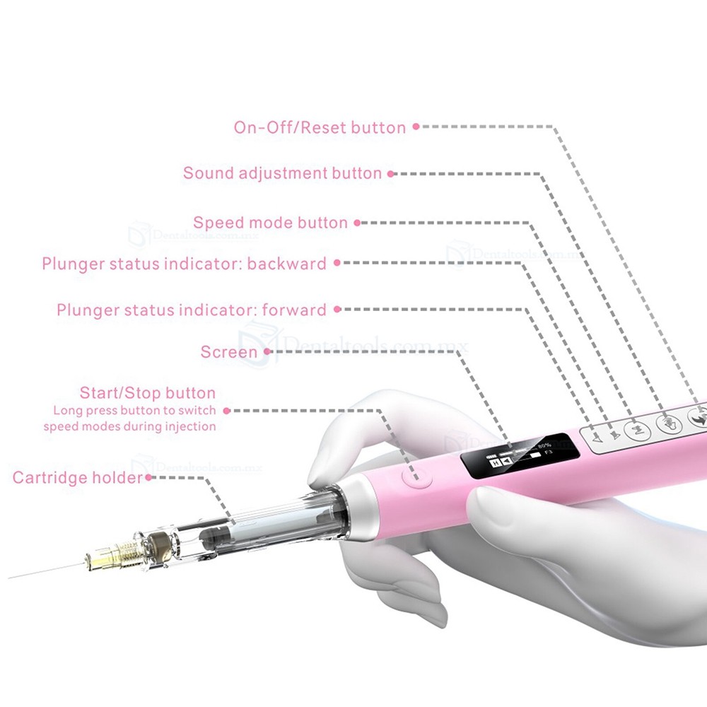 Woodpecker Super Pen Dispositivo de anestesia sin dolor dental Precisión de inyección de 0,02 ml