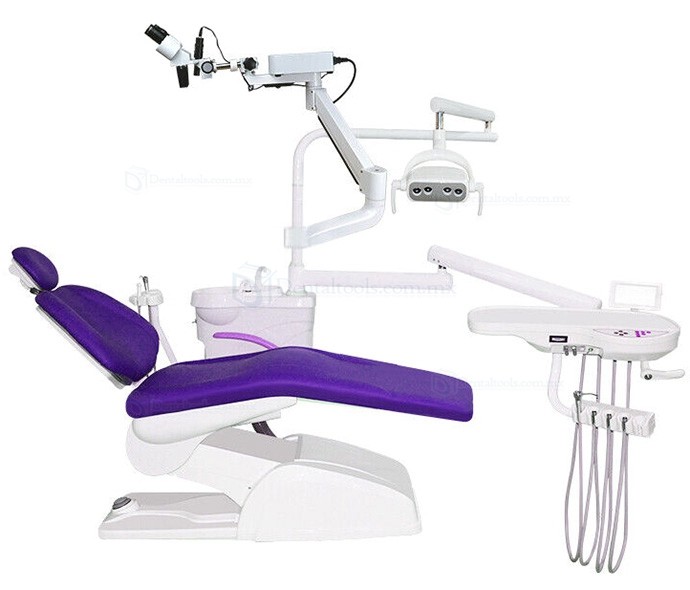 10X/15X/20X Microscopio quirúrgico endodóntico dental con luz LED para unidad de sillón dental