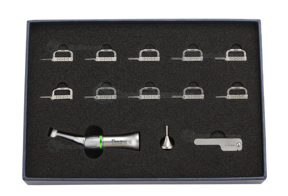 Tealth 1024CH-IPR Kit de contraángulo reciprocante 4:1 con tiras interproximales Tealth 1024CH-IPR Kit de contraángulo reciprocante 4:1 con tiras interproximales