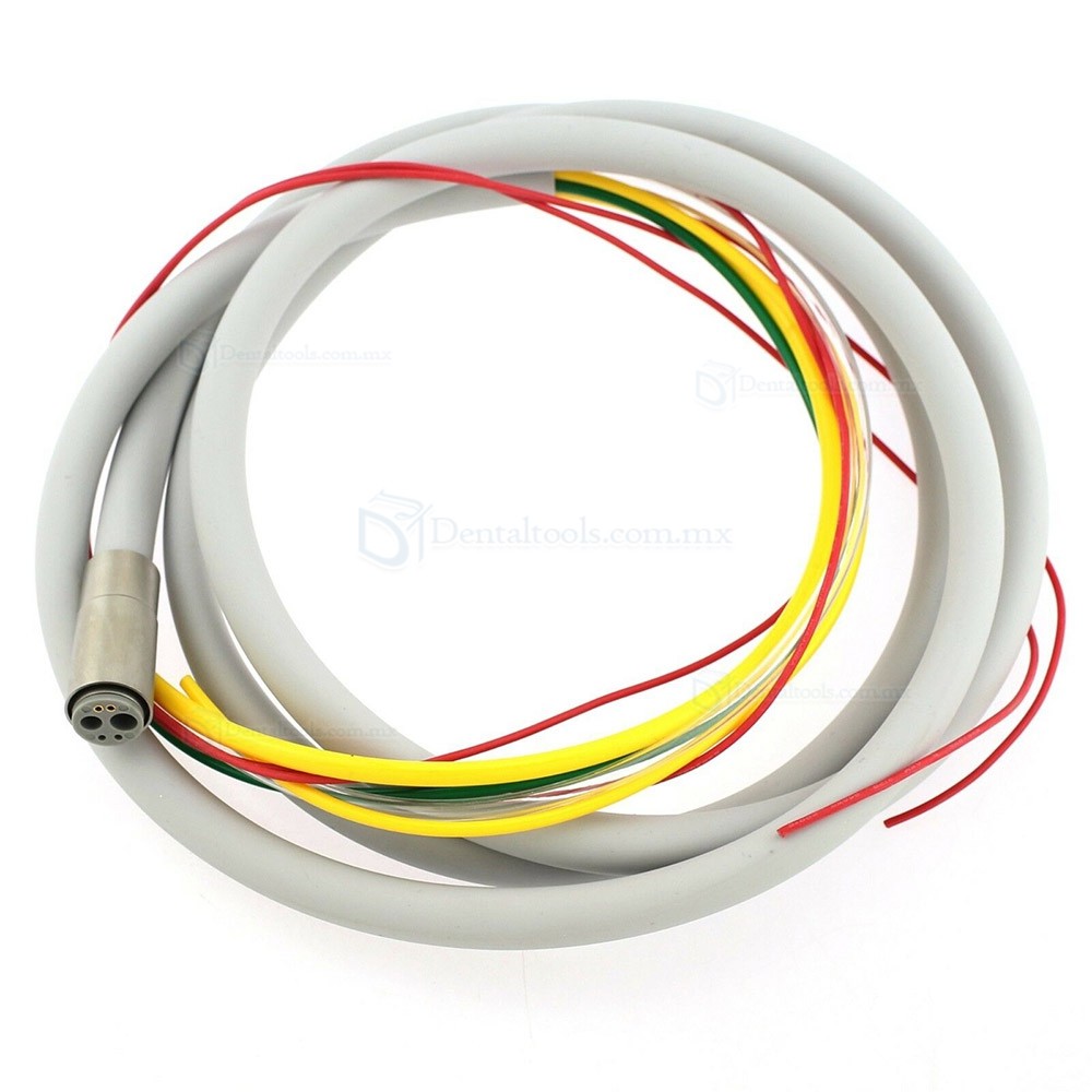 Manguera de 6 orificios y 6 pines para piezas de mano con fibra óptica Manguera de 6 orificios y 6 pines para piezas de mano con fibra óptica