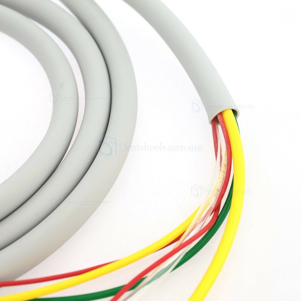 Manguera de 6 orificios y 6 pines para piezas de mano con fibra óptica Manguera de 6 orificios y 6 pines para piezas de mano con fibra óptica