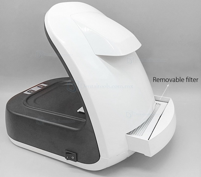 60W Aspirador de laboratorio dental inalámbrico portátil con luz LED