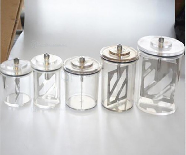Vaso mezclador para mezcladora al vacío de laboratorio dental Vaso mezclador para mezcladora al vacío de laboratorio dental