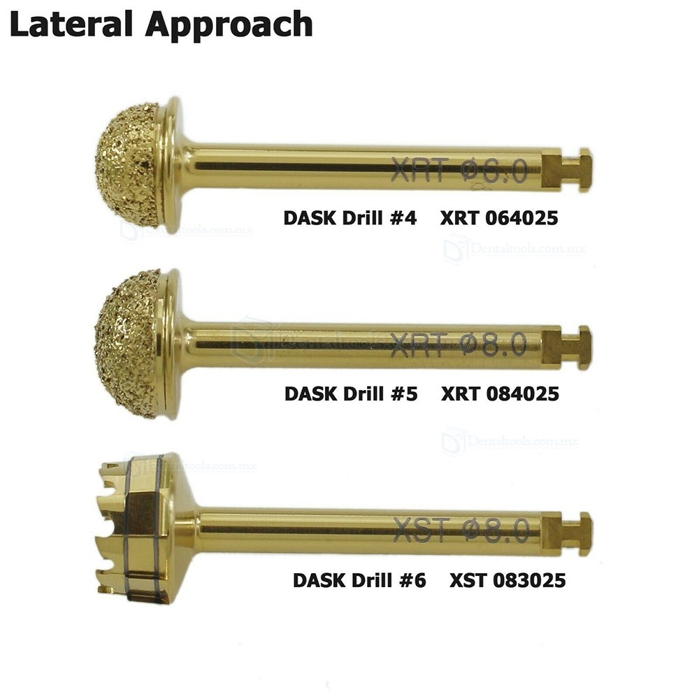 Dentium Sinus DASK Kit de instrumentos de mano con tapón de taladro de elevación de implantes dentales