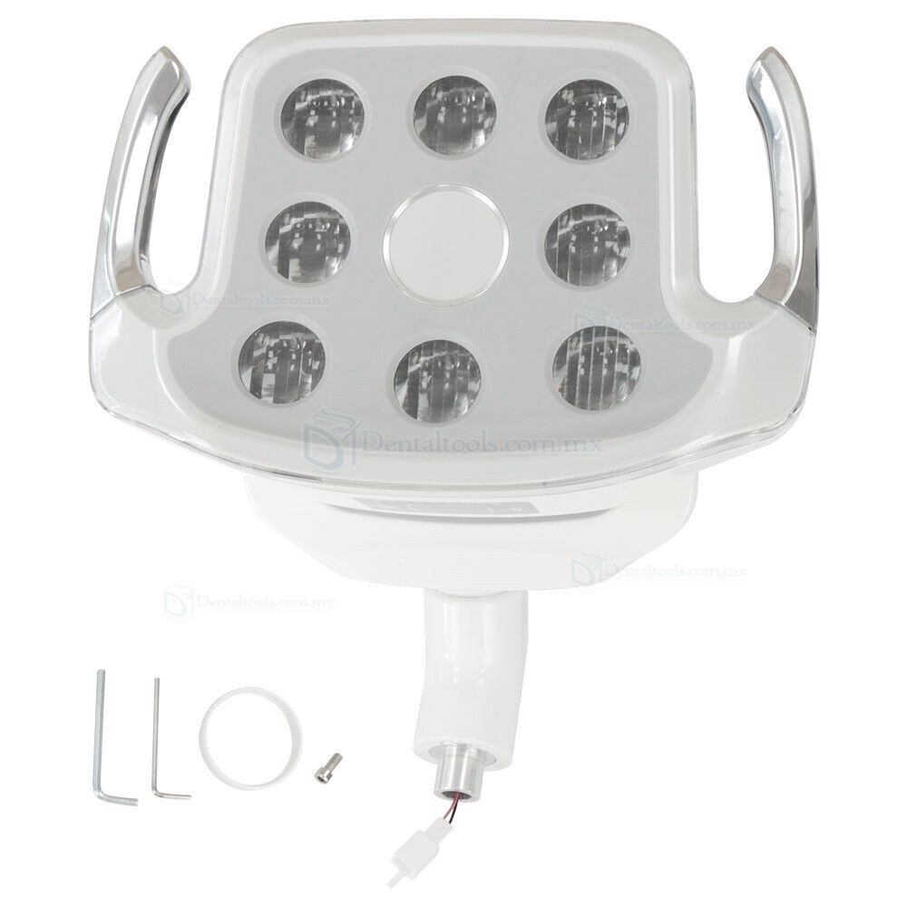 Lámpara quirúrgica bucal LED dental sin sombras con 8 LED para sillón dental